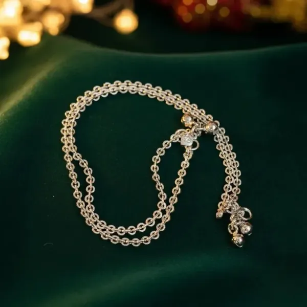 Silver_Brass_Chain_Decorative_Pendant_Anklet_For_Women