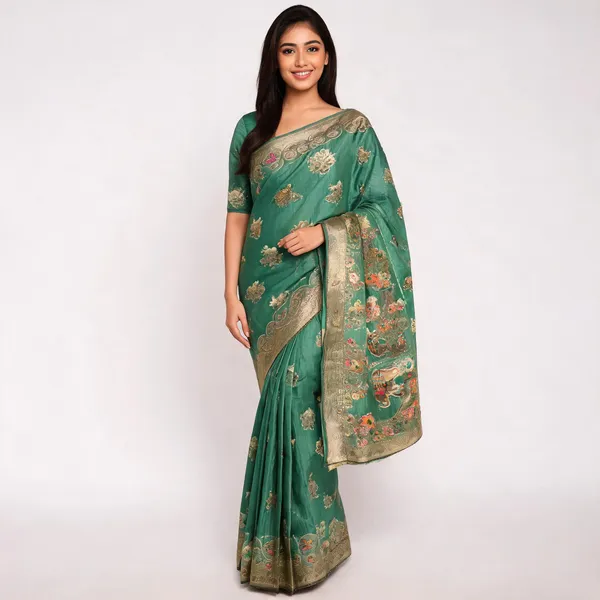 Sea_Green_Silk_Saree_For_Women