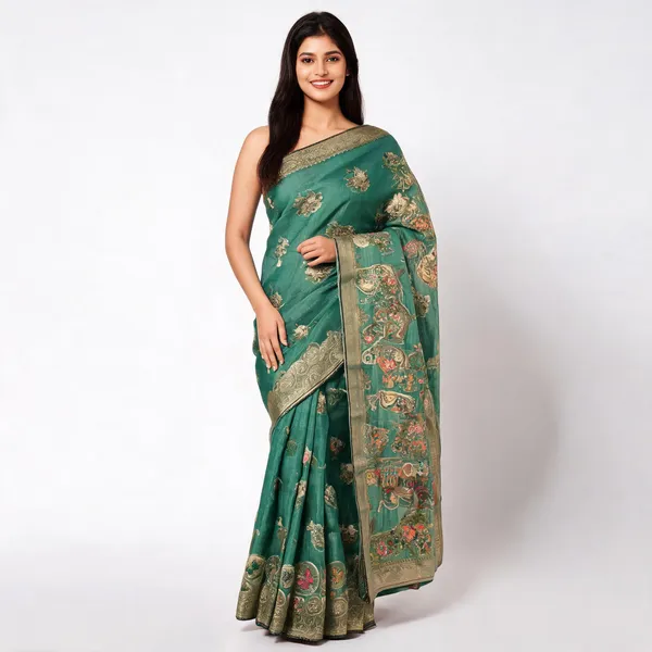 Sea_Green_Silk_Saree_For_Women