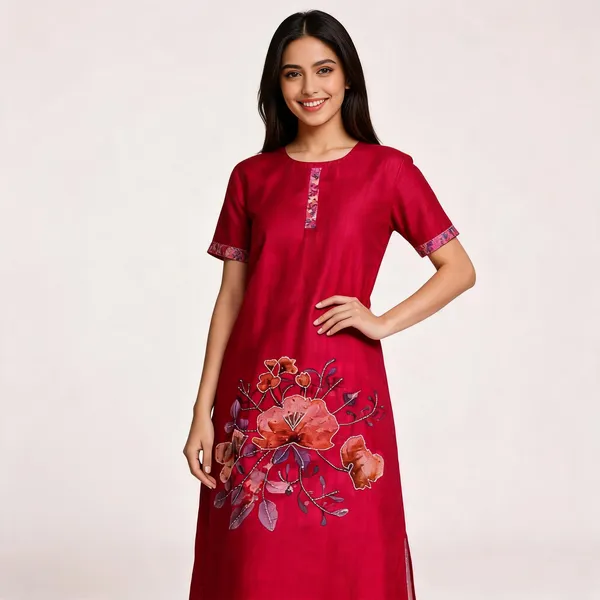 Dark_Pink_Chanderi_With_Work_Suit_For_Women