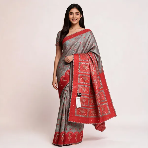 Grey_Silk_Saree_For_Women