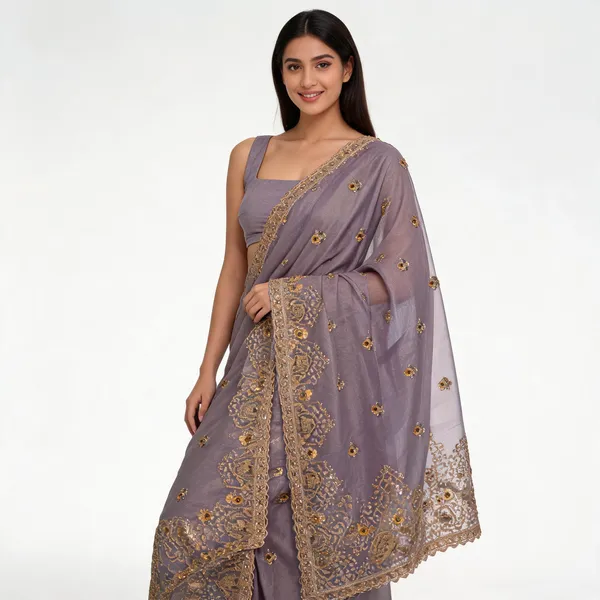Lavender_Crystal_&_Silk_Saree_For_Women
