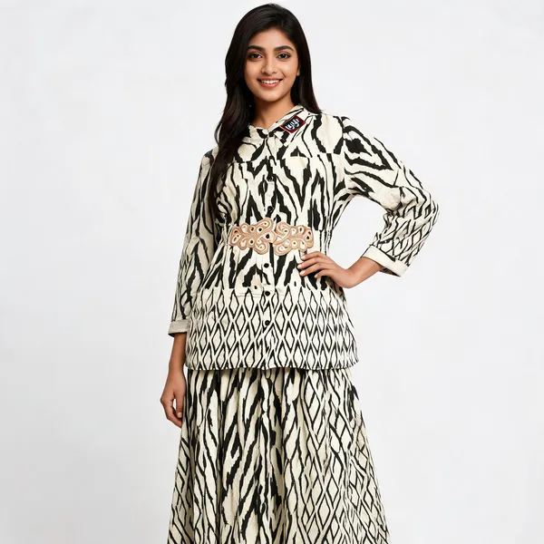 Black_And_White_Cotton_Co-Ord_Set_For_Women