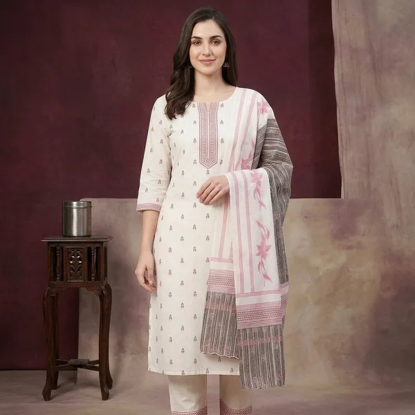 Pink_Pure_Cotton_Unstitched_Suit_For_Women