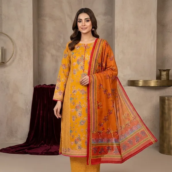 Mustard_Yellow_Cotton_Unstitched_Suit_For_Women