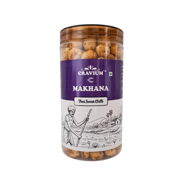2✗_Thai_Sweet_Chilli_Roasted_Makhana_Fox_Nuts_75G_Pack_Of_2