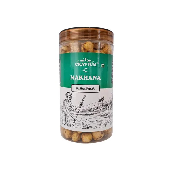 2✗_Pudina_Punch_Roasted_Makhana_Fox_Nuts_75G_Pack_Of_2