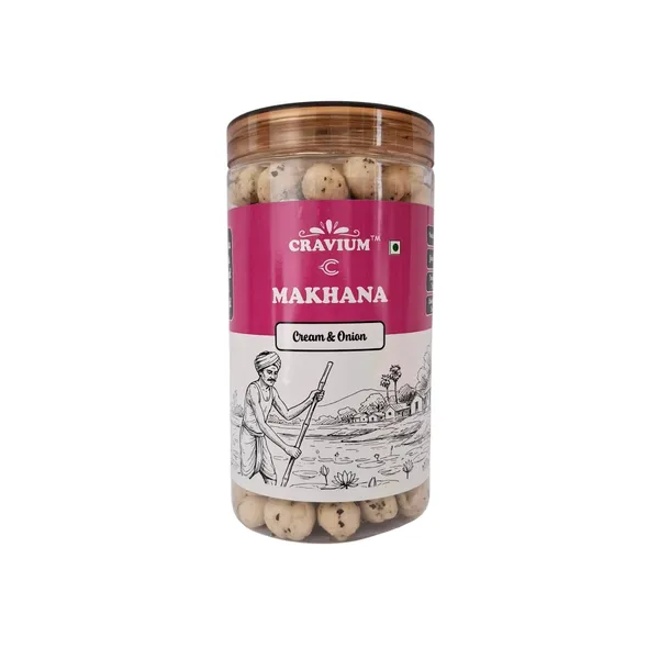 2✗_Cream_And_Onion_Roasted_Makhana_Fox_Nuts_75G_Pack_Of_2
