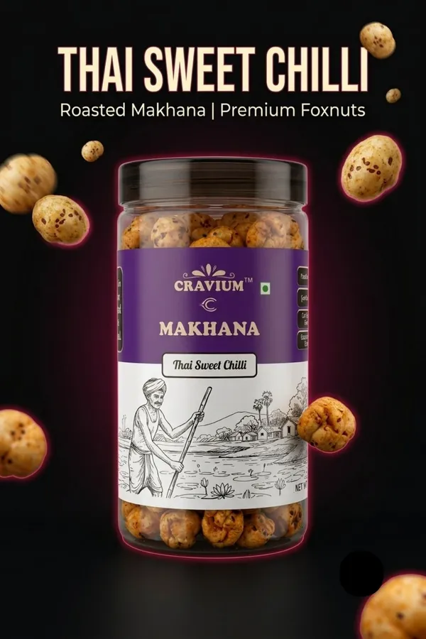 2✗_Thai_Sweet_Chilli_Roasted_Makhana_Fox_Nuts_75G_Pack_Of_2