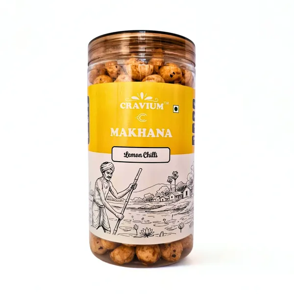 2✗_Lemon_Chilli_Roasted_Makhana_Fox_Nuts_75G_Pack_Of_2