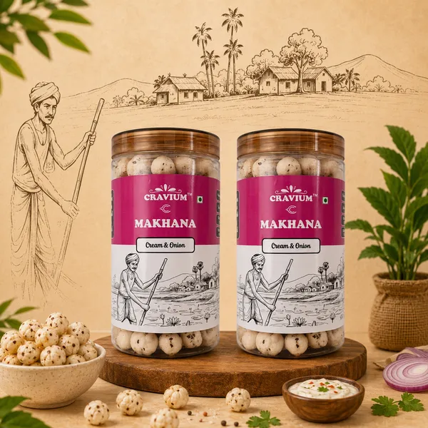 2✗_Cream_And_Onion_Roasted_Makhana_Fox_Nuts_75G_Pack_Of_2