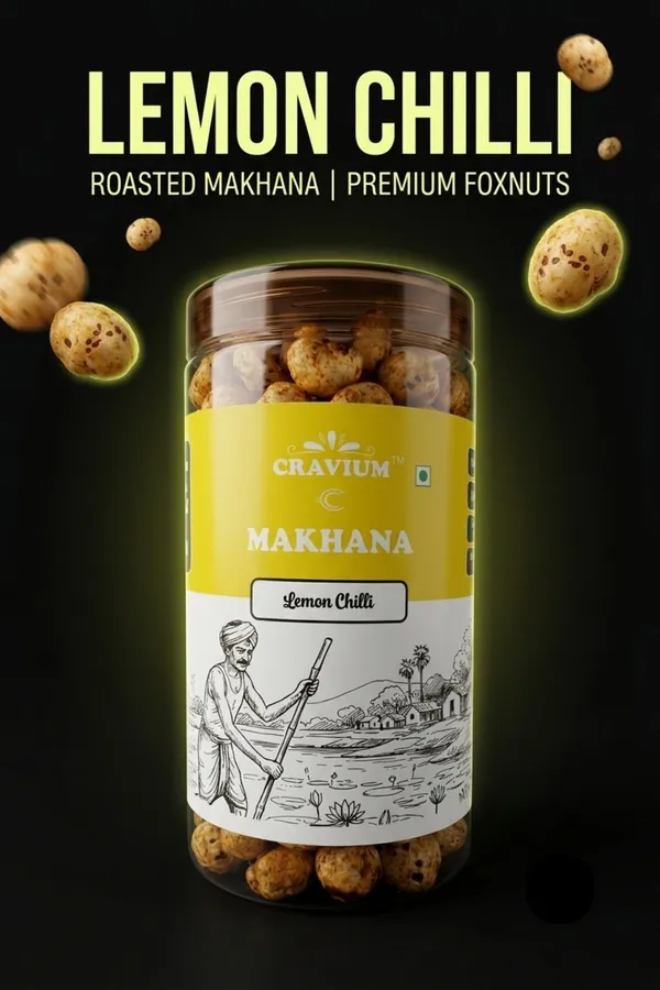 2✗_Lemon_Chilli_Roasted_Makhana_Fox_Nuts_75G_Pack_Of_2