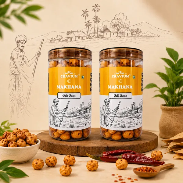 2✗_Chilli_Cheese_Roasted_Makhana_Fox_Nuts_75G_Pack_Of_2