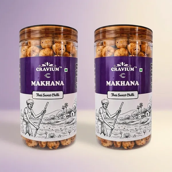2✗_Thai_Sweet_Chilli_Roasted_Makhana_Fox_Nuts_75G_Pack_Of_2
