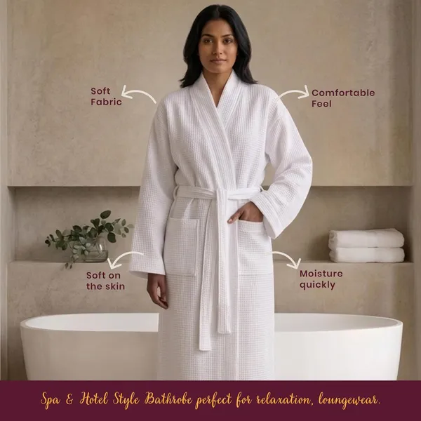 Waffle_Cotton_Bathrobe