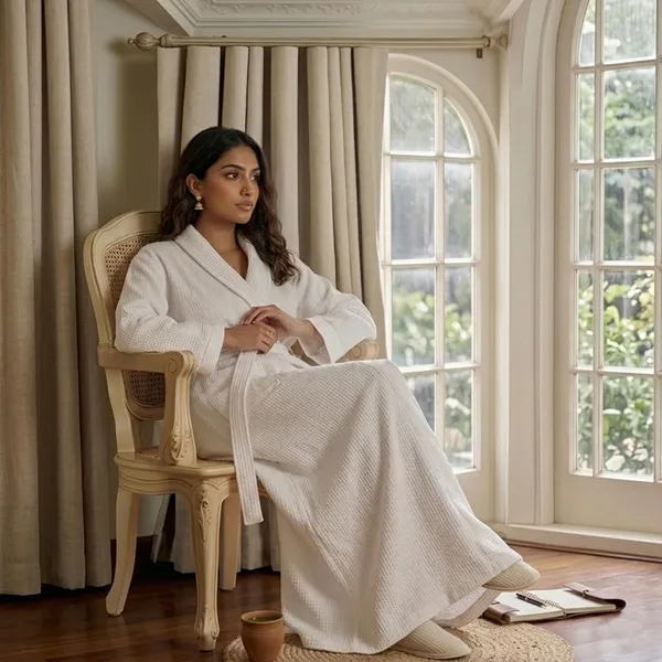 Waffle_Cotton_Bathrobe
