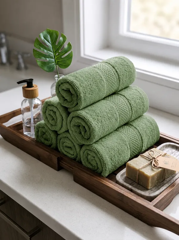 Hand_Towel_|_Pack_of_2_|_100%_Cotton_|__40_CMS_x_60_CMS_|_Super_Absorbent_|_Olive