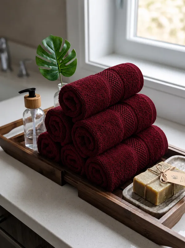 Hand_Towel_|_Pack_of_2_|100%_Cotton_|__40_CMS_x_60_CMS_|_Super_Absorbent_|_Maroon