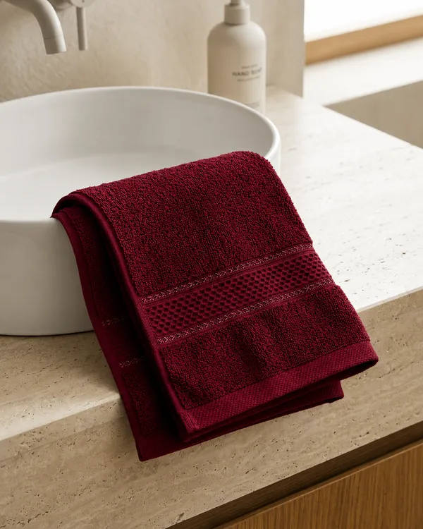 Hand_Towel_|_Pack_of_2_|100%_Cotton_|__40_CMS_x_60_CMS_|_Super_Absorbent_|_Maroon