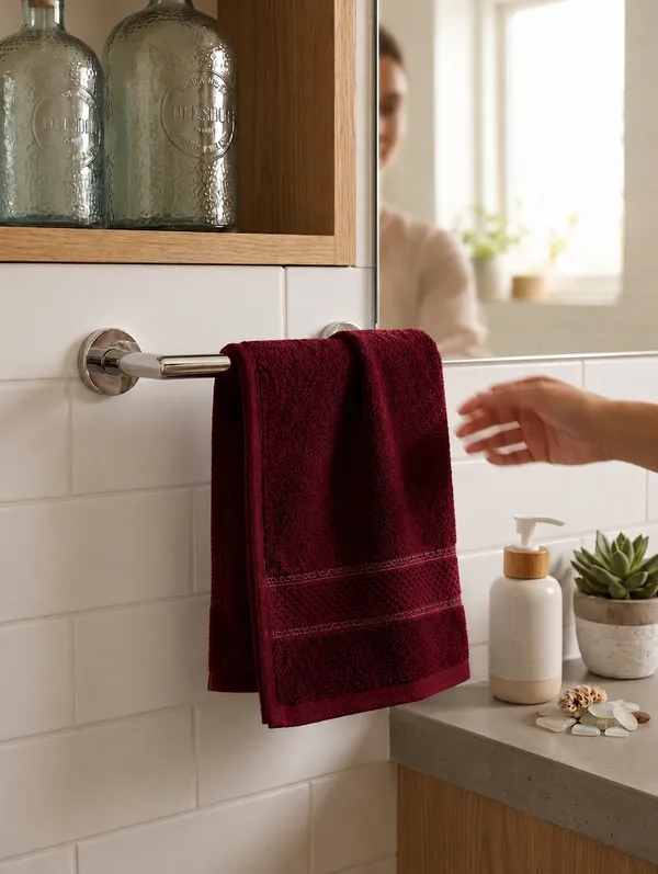 Hand_Towel_|_Pack_of_2_|100%_Cotton_|__40_CMS_x_60_CMS_|_Super_Absorbent_|_Maroon