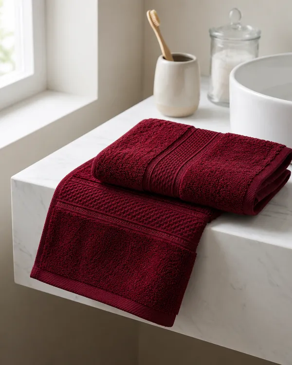 Hand_Towel_|_Pack_of_2_|100%_Cotton_|__40_CMS_x_60_CMS_|_Super_Absorbent_|_Maroon