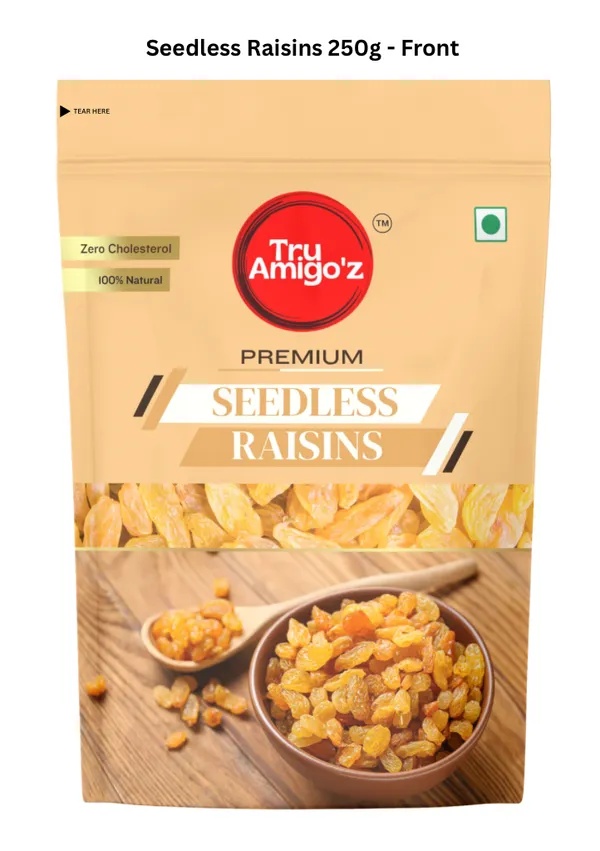 Tru_Amigo'z_Premium_Seedless_Raisins_250_G_Pack_Of_2