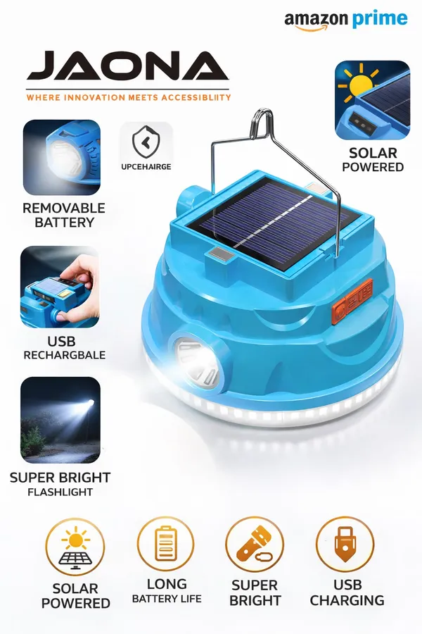 Jaona_Solar_Powered_Usb_Rechargeable_Led_Camping_Lantern