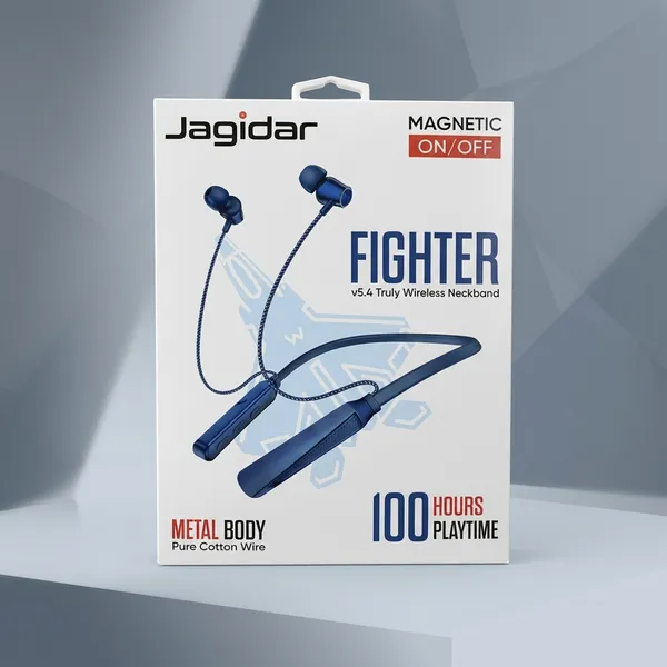 Jagidar_Fighter_Blue_Wireless_Neckband_Earphones_With_Magnetic_On/Off