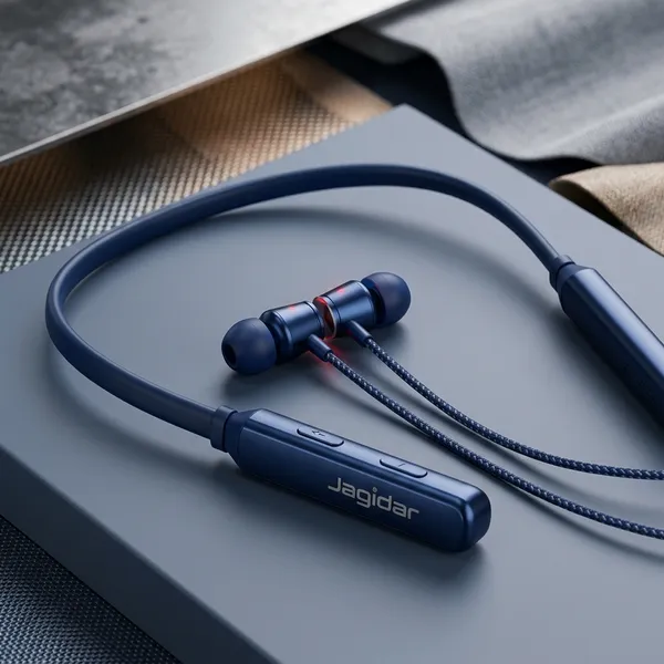 Jagidar_Fighter_Blue_Wireless_Neckband_Earphones_With_Magnetic_On/Off