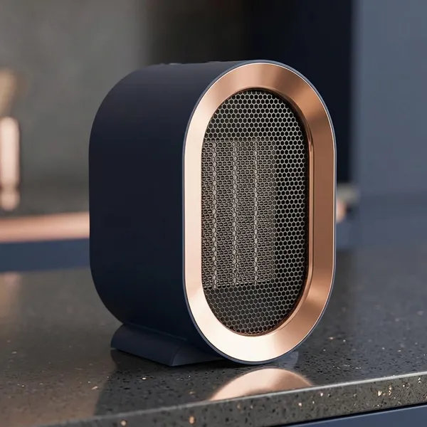 Blue_Compact_Personal_Space_Heater_With_Rose_Gold_Trim