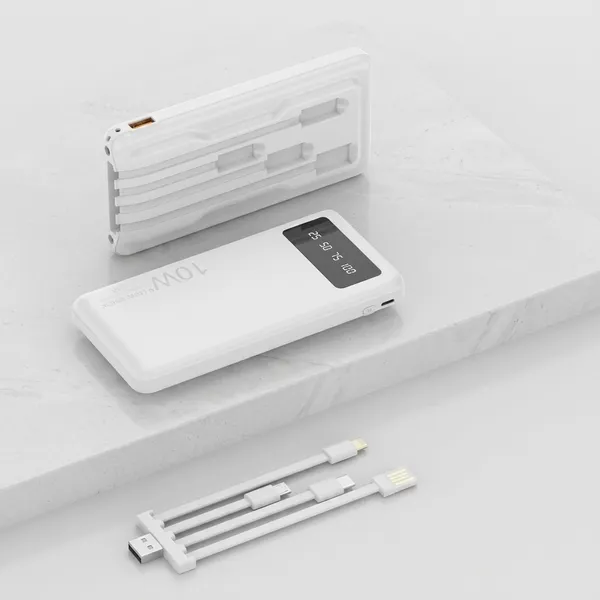 White_Portable_Power_Bank_With_Built-In_Cables_And_Led_Display