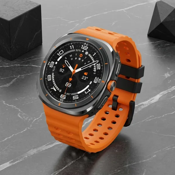 Orange_Silicone_Samsung_Galaxy_Smartwatch_By_Exor
