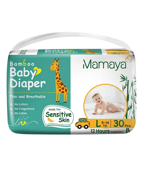 Mamaya_White_Bamboo_Fiber_Baby_Diaper_For_Babies_30_Pcs