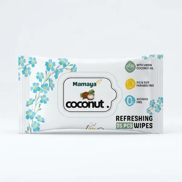 Mamaya_Coconut_Extract_Gentle_Cleansing_Wipes_25_Pcs