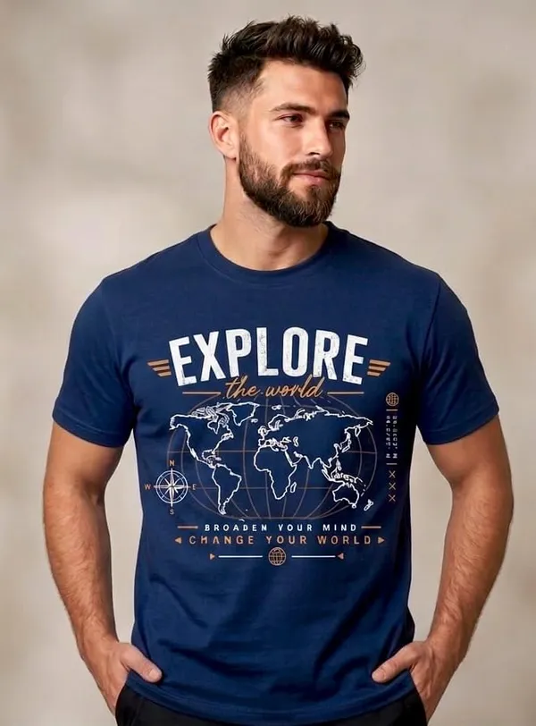 Mens_Graphic_Printed_T_Shirt_Explore_The_World_100_Cotton_Soft_And_Breathable_Round_Neck_Short_Sleeve