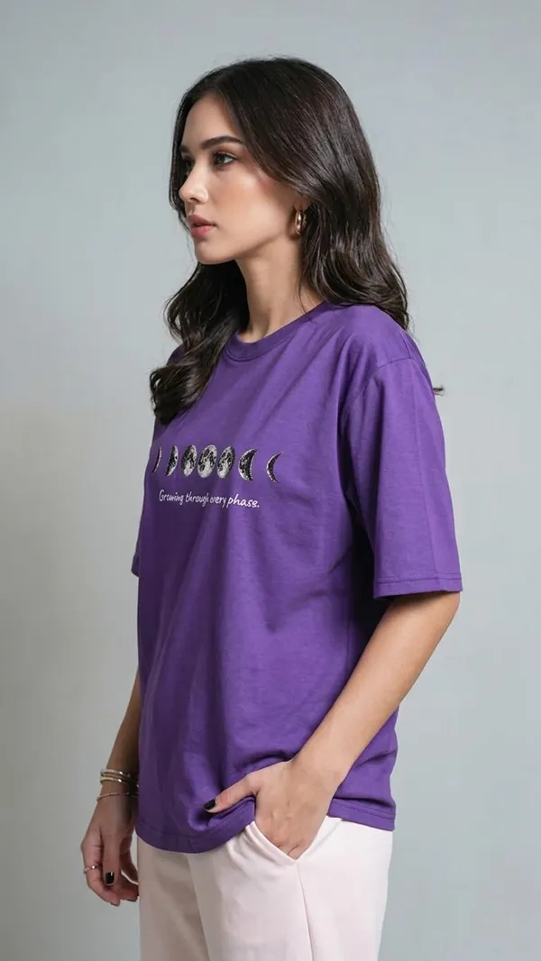 Product_Summary_Trendnear_Oversized_T_Shirt_For_Women_100_Cotton_Graphic_Print_Growing_Through_Every_Phase_Purple_And_White_Biowashed_Oversized_Fit