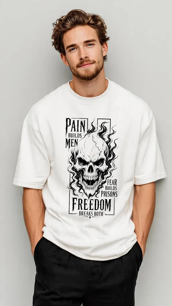 Oversized_T_Shirt_For_Men_100_Cotton_Graphic_Print_Biowashed_Relaxed_Fit_Round_Neck_Black_White_And_Coffee