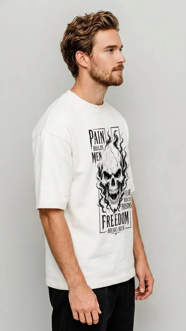 Oversized_T_Shirt_For_Men_100_Cotton_Graphic_Print_Biowashed_Relaxed_Fit_Round_Neck_Black_White_And_Coffee