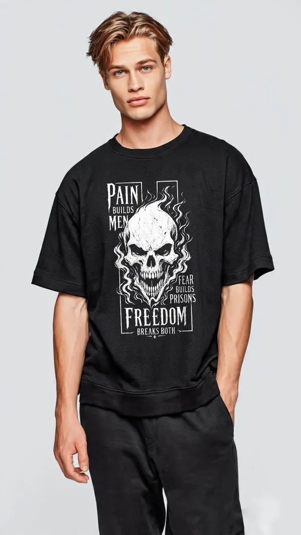Product_Summary_Trendnear_Oversized_T_Shirt_For_Men_100_Cotton_Graphic_Print_Biowashed_Relaxed_Fit_Round_Neck_Black_White_And_Coffee