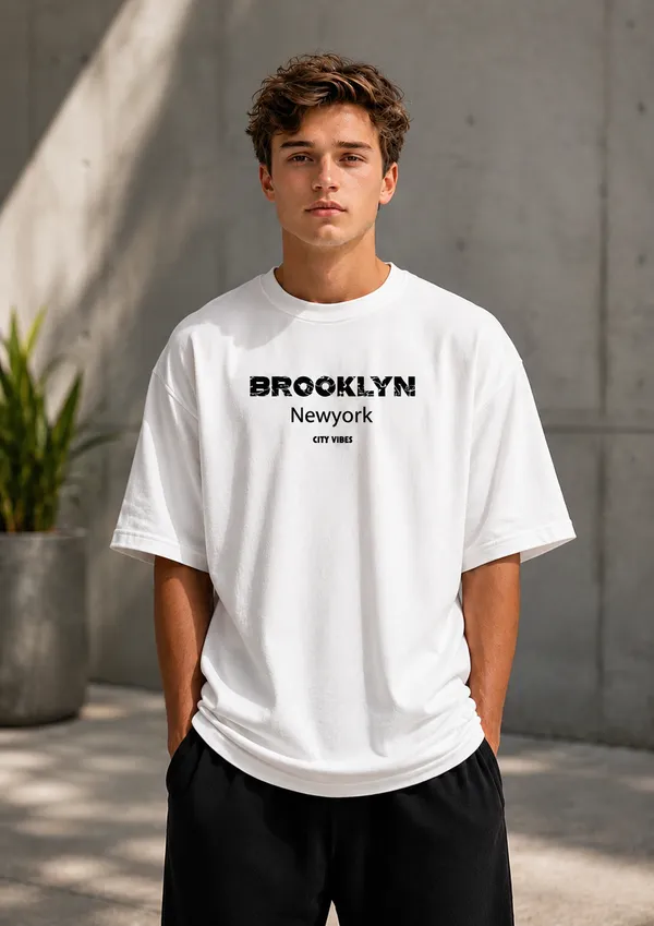 Oversized_T_Shirt_For_Men_100_Cotton_Graphic_Print_Brooklyn_Newyork_City_Vibes_Biowashed_Soft_Breathable_Relaxed_Fit