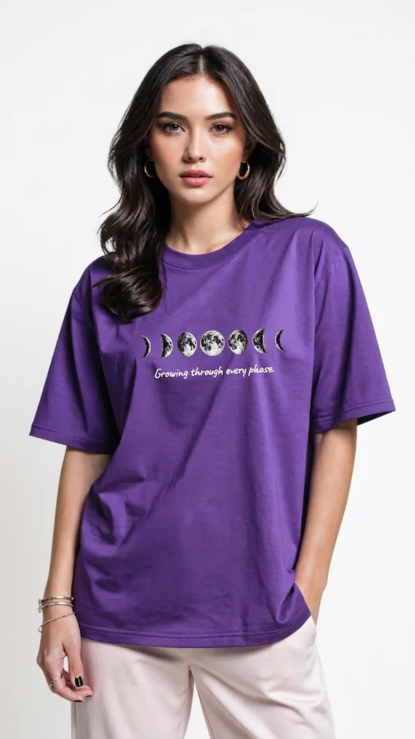 Product_Summary_Trendnear_Oversized_T_Shirt_For_Women_100_Cotton_Graphic_Print_Growing_Through_Every_Phase_Purple_And_White_Biowashed_Oversized_Fit