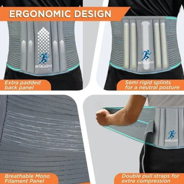 IntelliFit_Lumbar_Support_Belt_for_men_and_women_LS_Belt_and_Backpain_Relief_Belt_Back_/_Lumbar_Support_(Grey)
