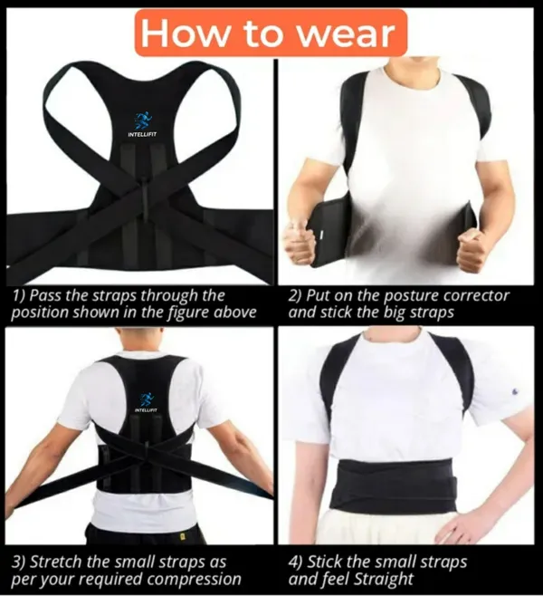 IntelliFit_Posture_Corrector_Belt_Pro_for_Men_And_Women_Back_Support_Belt_for_Straight_Back_Back_/_Lumbar_Support_(Black)