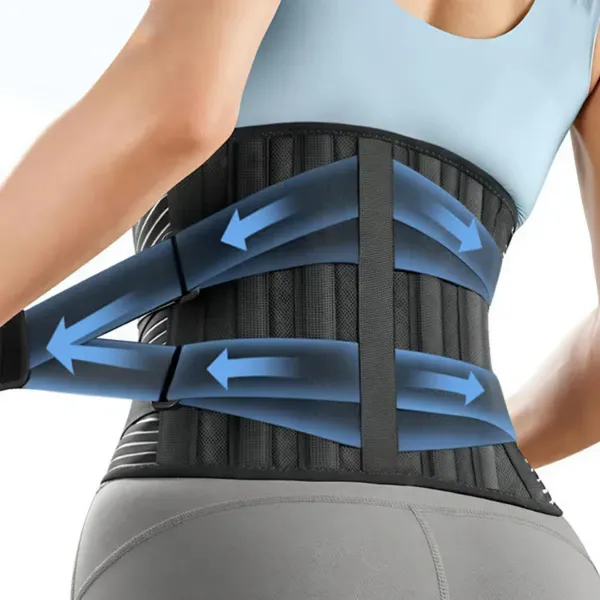 IntelliFit_Back_Support_Belt_for_Men_And_Women_Lumbo_Sacral_Belt_for_Backpain_Relief_Back_/_Lumbar_Support_(Black)