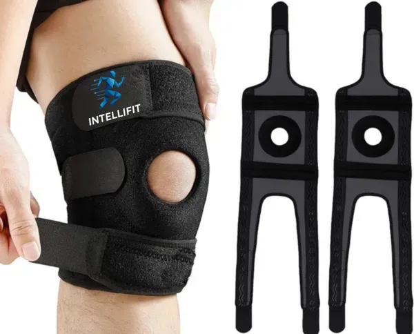 IntelliFit_Knee_Support_Duo_–_Black_And_Green/Grey