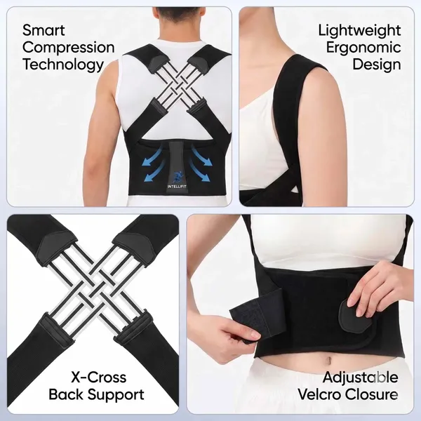 IntelliFit_Posture_Corrector_Belt_of_Men_And_Women_Backbone_Straight_Belt_Back_Pain_Relief_(Black)