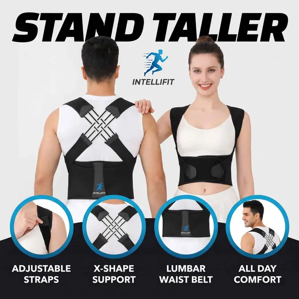 IntelliFit_Posture_Corrector_Belt_of_Men_And_Women_Backbone_Straight_Belt_Back_Pain_Relief_(Black)