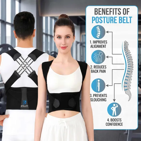 IntelliFit_Posture_Corrector_Belt_of_Men_And_Women_Backbone_Straight_Belt_Back_Pain_Relief_(Black)
