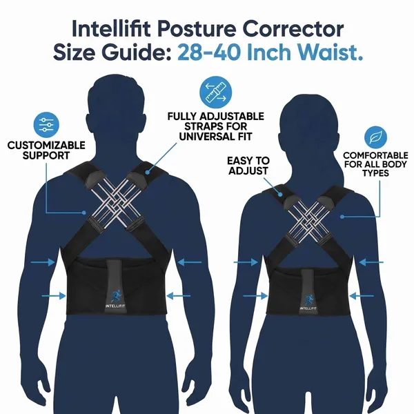 IntelliFit_Posture_Corrector_Belt_of_Men_And_Women_Backbone_Straight_Belt_Back_Pain_Relief_(Black)