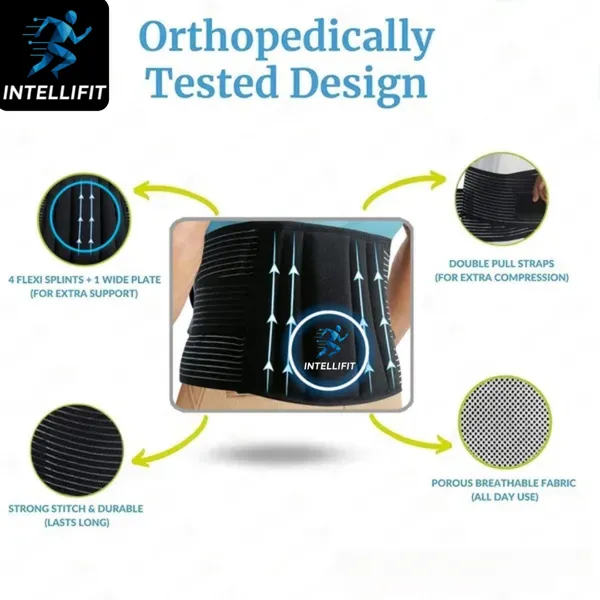 IntelliFit_Premium_Lumbar_Support_Belt_for_Men_and_Women_Back_Support_Belt_(30.1-34_inch)_Back_/_Lumbar_Support_(Black)
